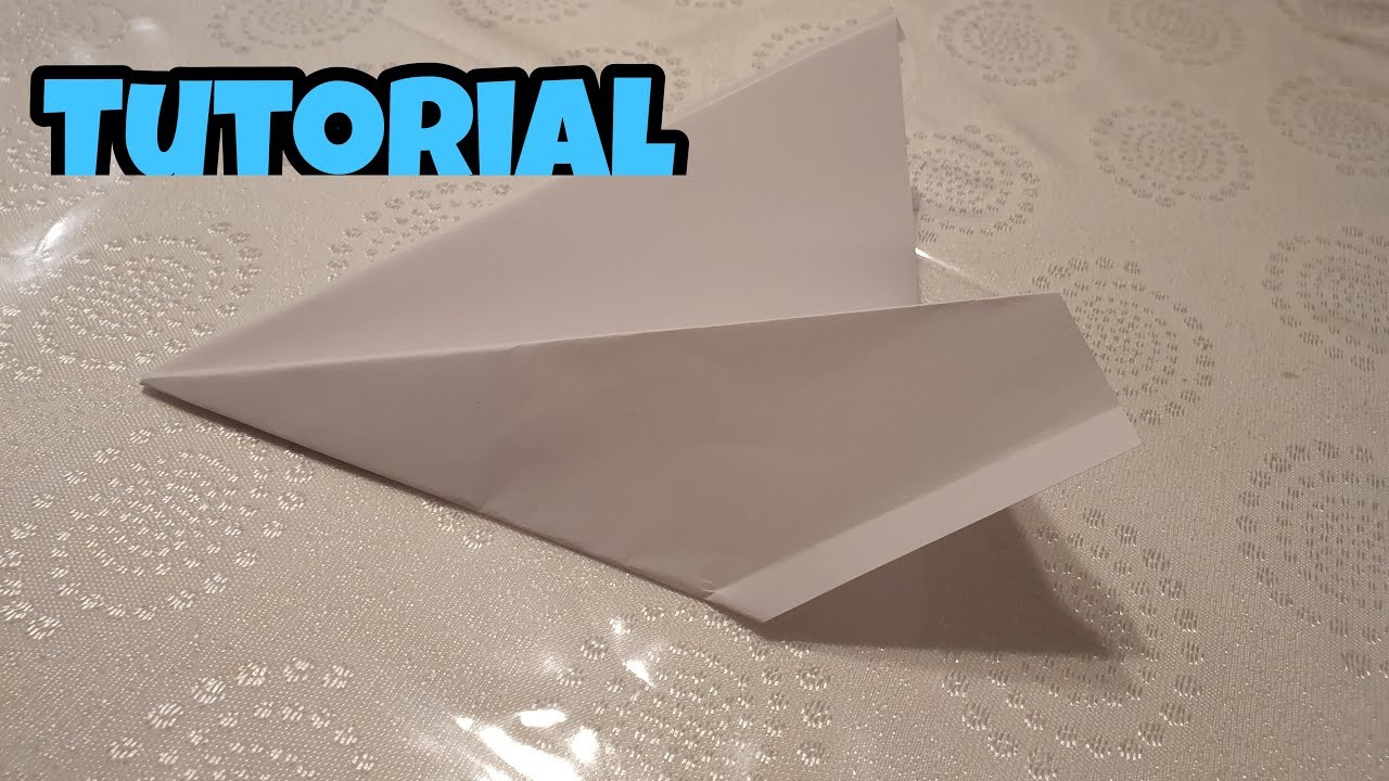 Papierflieger basteln Tutorial (Ganz Easy)