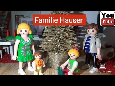 Playmobil Familie Hauser Weihnachten Heiligabend