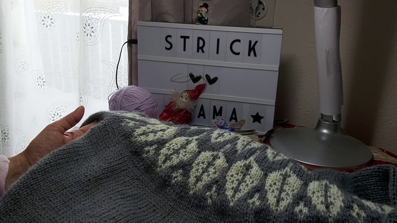#stricken #Pullover mit norwegischer Muster (Anleitung) Grösse S-M