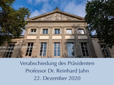 Verabschiedung des Präsidenten Reinhard Jahn