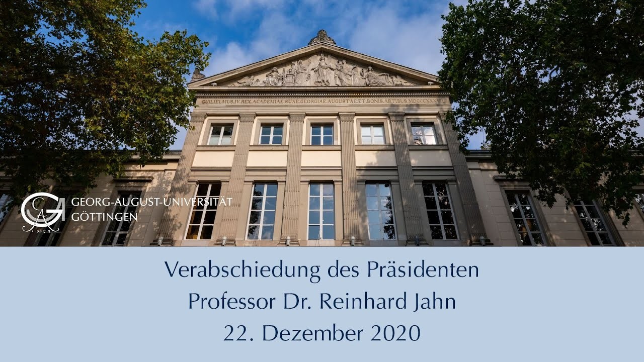 Verabschiedung des Präsidenten Reinhard Jahn