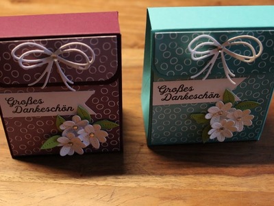 Verpackung "Großes Dankeschön" mit dem Produktpaket Blumenverziert von Stampin UP`