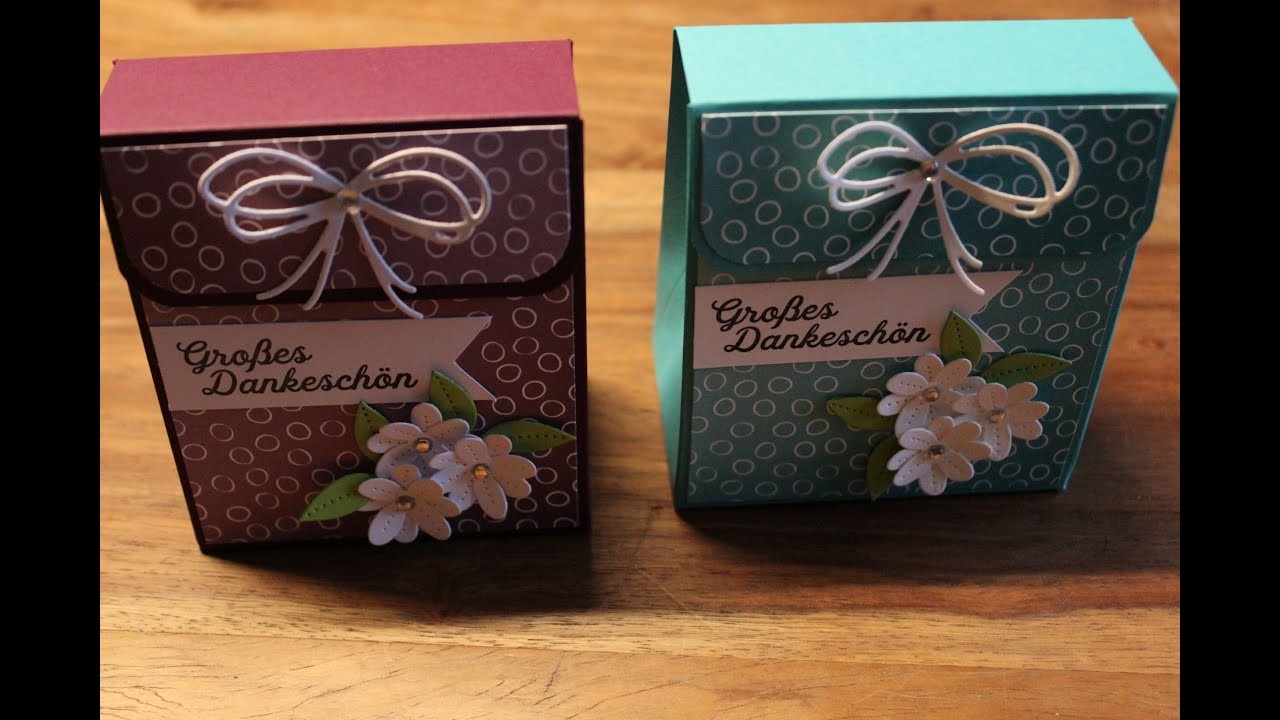 Verpackung "Großes Dankeschön" mit dem Produktpaket Blumenverziert von Stampin UP`