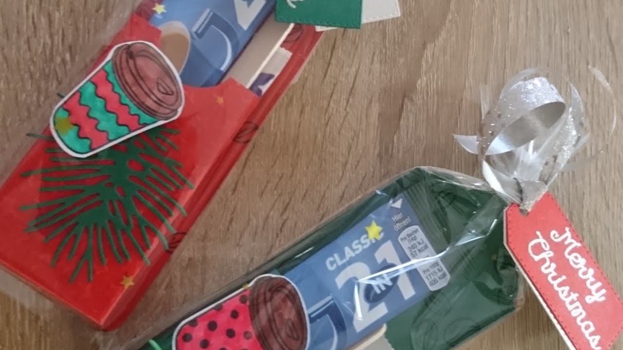 *Videobeschreibung beachten, wegen den Maßen* wir basteln eine Kaffee goodie Verpackung