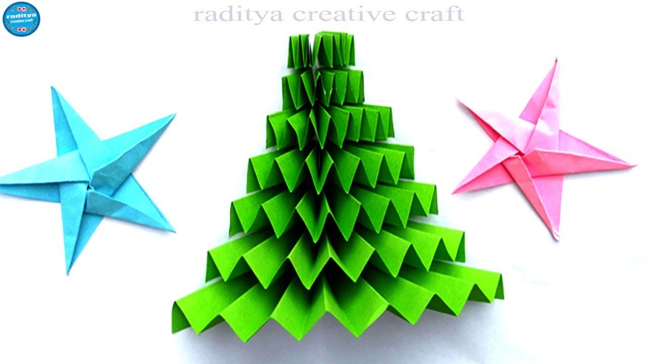 Cara Membuat Kartu Ucapan Pop Up Pohon Natal | Pop Up Card For Christmas
