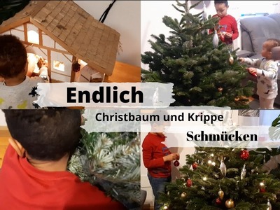 Christbaum schmücken | krippe | Weihnachten 2020