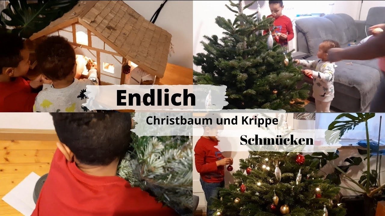 Christbaum schmücken | krippe | Weihnachten 2020
