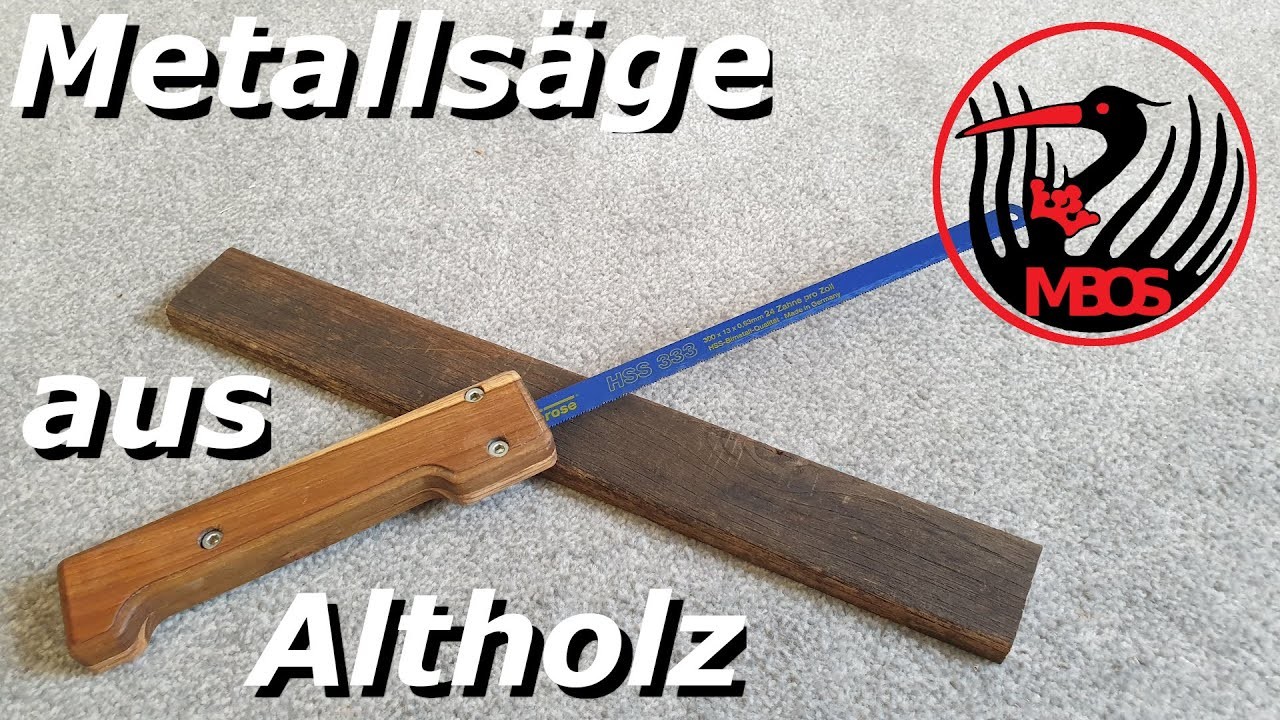 DIY: Metallsäge aus Sperrmüll-Holz