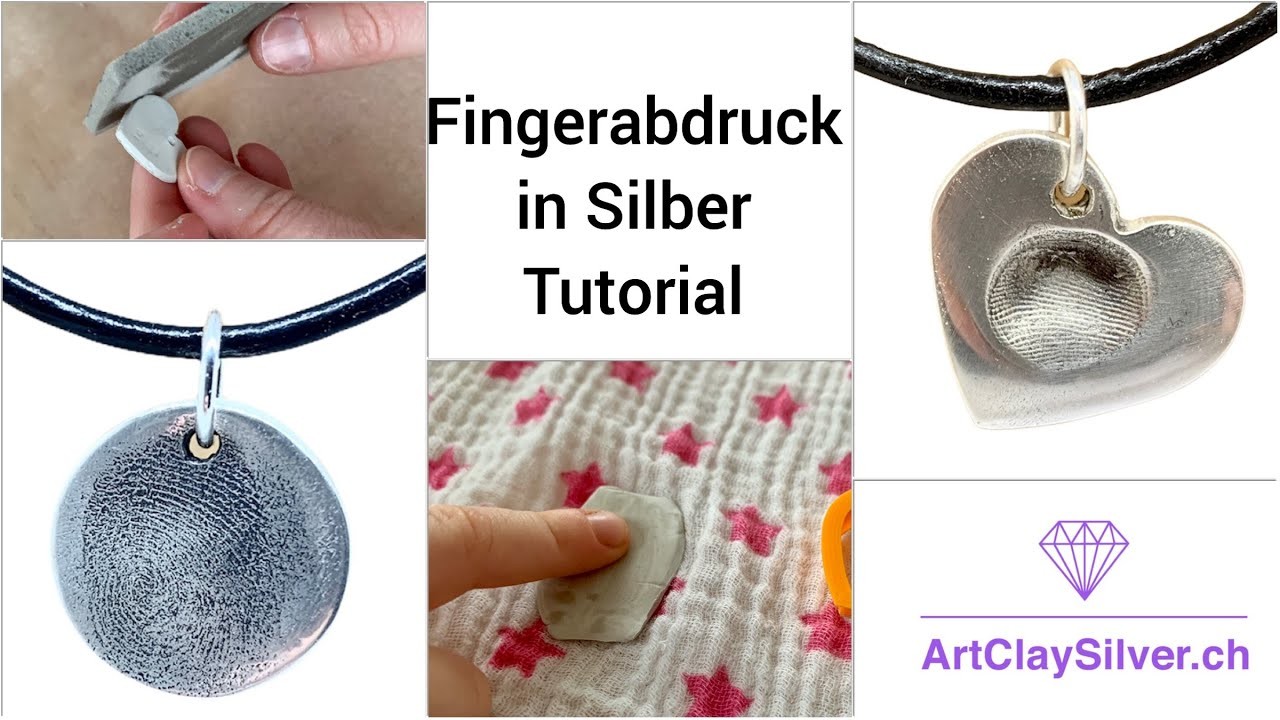 Fingerabdruck in Silber - Tutorial