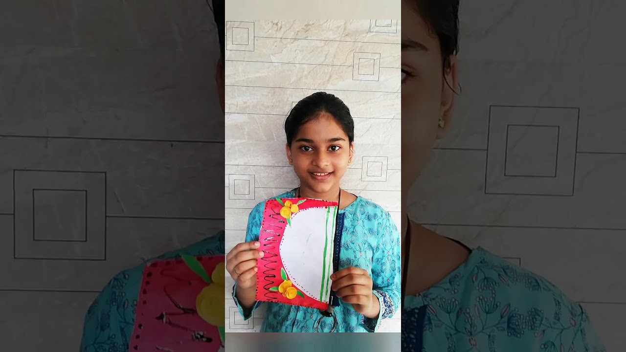 Handmade greeting card malavika vlog 2021