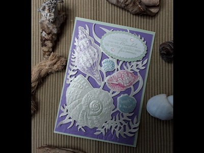 Karte mit Anleitung zur Produktreihe "Sand und Meer"