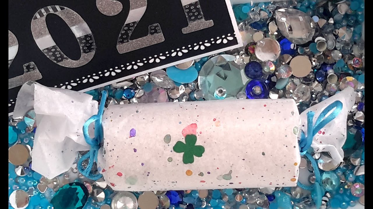 Knallbonbons für Silvester schnell selbst machen | Basteln mit Klorollen