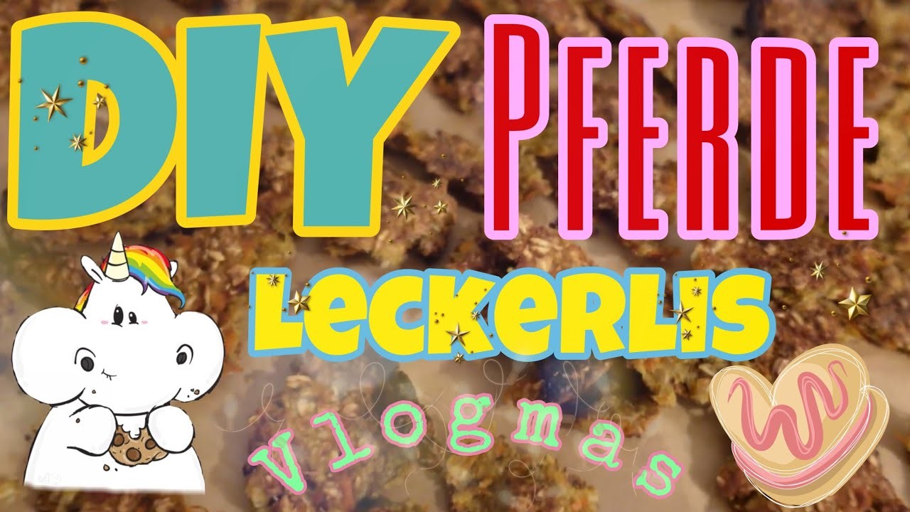 Leckerlis für Pferde selber machen | DIY | Vlogmas 22,23,24 ????✨