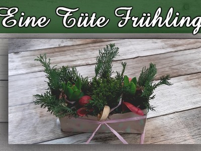 Milchtüte voll Frühling | Frühlingsdeko DIY | Tetrapack upcycling