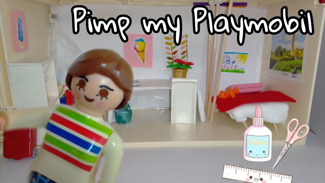 Pimp my Playmobil Lucias Zimmer - Jugendzimmer einrichten - Spielzeuggeschichten