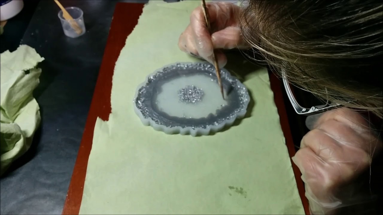 Resin Coaster.Epoxidharz Untersetzer ohne Anleitung