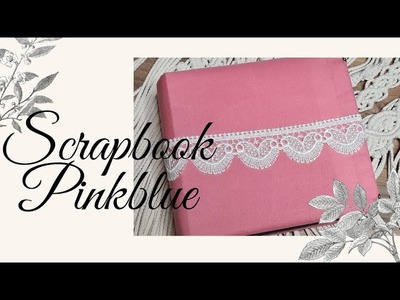 Scrapbook Album Pinkblue