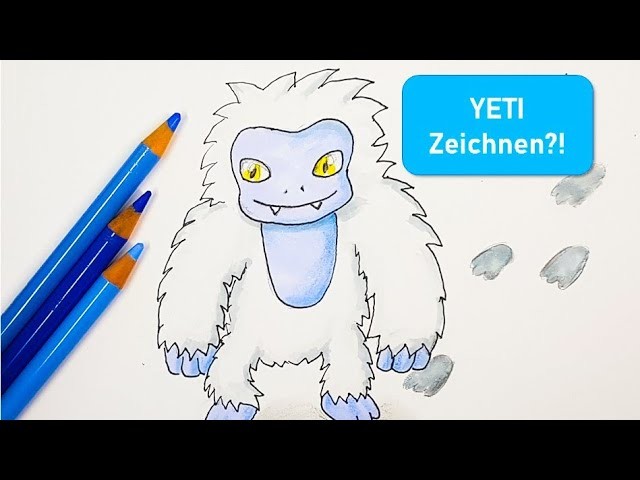 Wie zeichnet man einen Yeti?