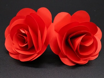 Basteln mit Papier Rose DIY Deko für Geburtstag, Hochzeit, Valentinstag & Muttertag, Ostern W+