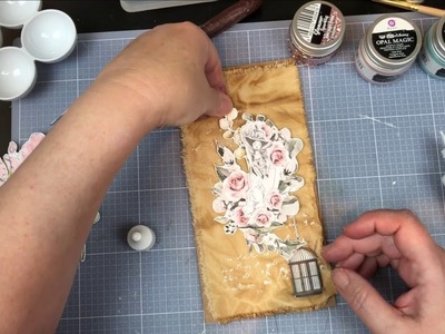 #Bastelspaß mit Bine Beitrag.Januar Vintagekarte