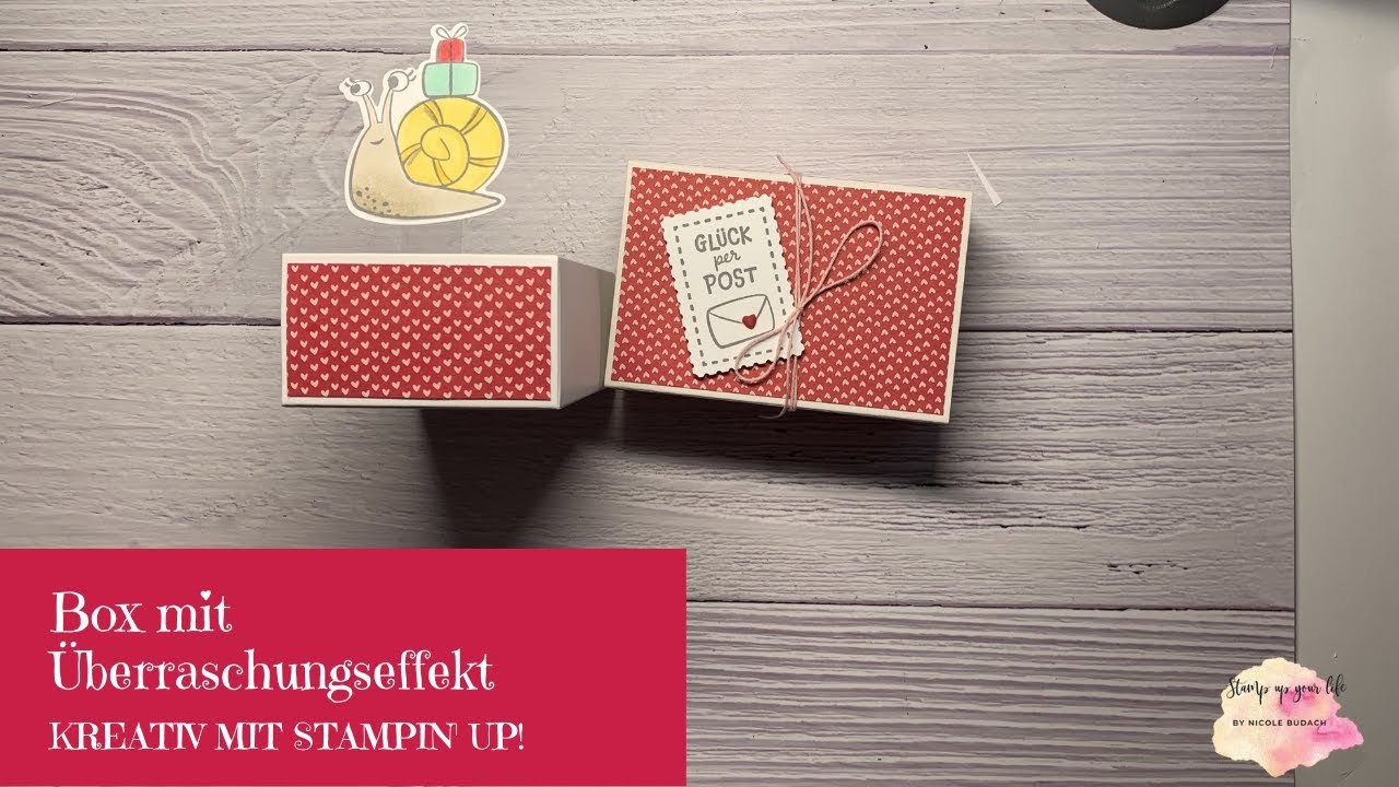 Box mit Überraschungseffekt--kreativ mit Stampin'UP!