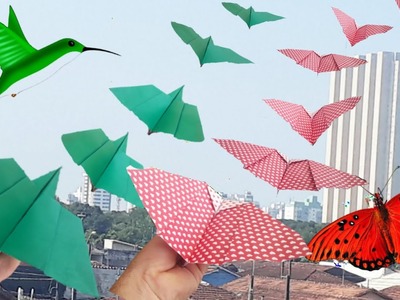 Como Fazer Um Avião de papel Morcego e Como Fazer Uma Águia De Papel. Bat Paper Airplane
