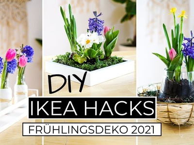 Frühlingsdeko IKEA HACKS 2021 | DIY Deko-Ideen mit Tulpen, Hyazinthen & Narzissen einfach nachmachen