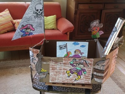 Gartenträume Günzburg : Kreativität -  DIY Piratenschiff 1. 2021