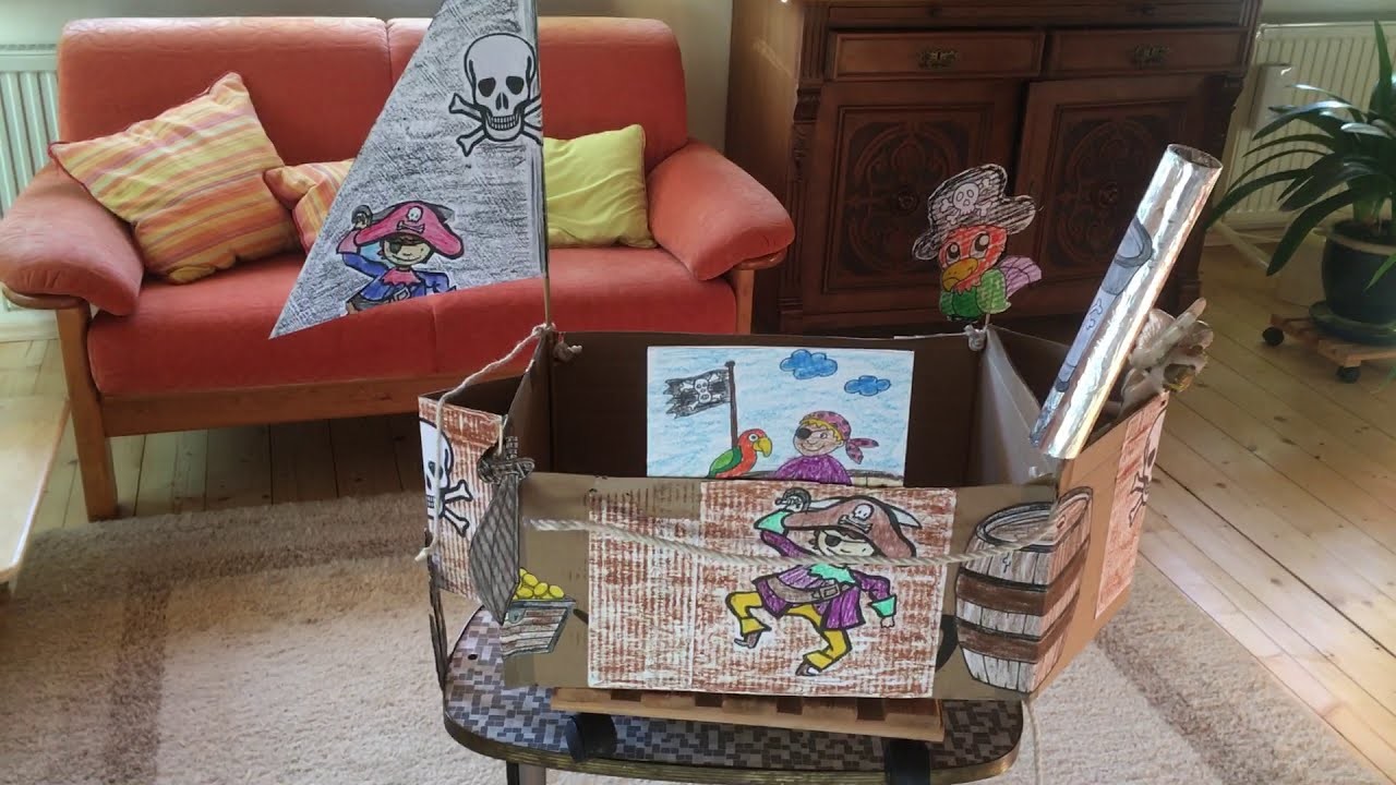 Gartenträume Günzburg : Kreativität -  DIY Piratenschiff 1. 2021
