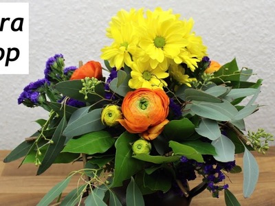 Gute Laune Blumenstrauß selber zusammenstellen und binden, Floristik Video Anleitung mit Flora-Shop