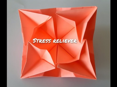 How to make Paper Stress Reliever | Origami Stress Reliever | Haniel George | Arts Casa