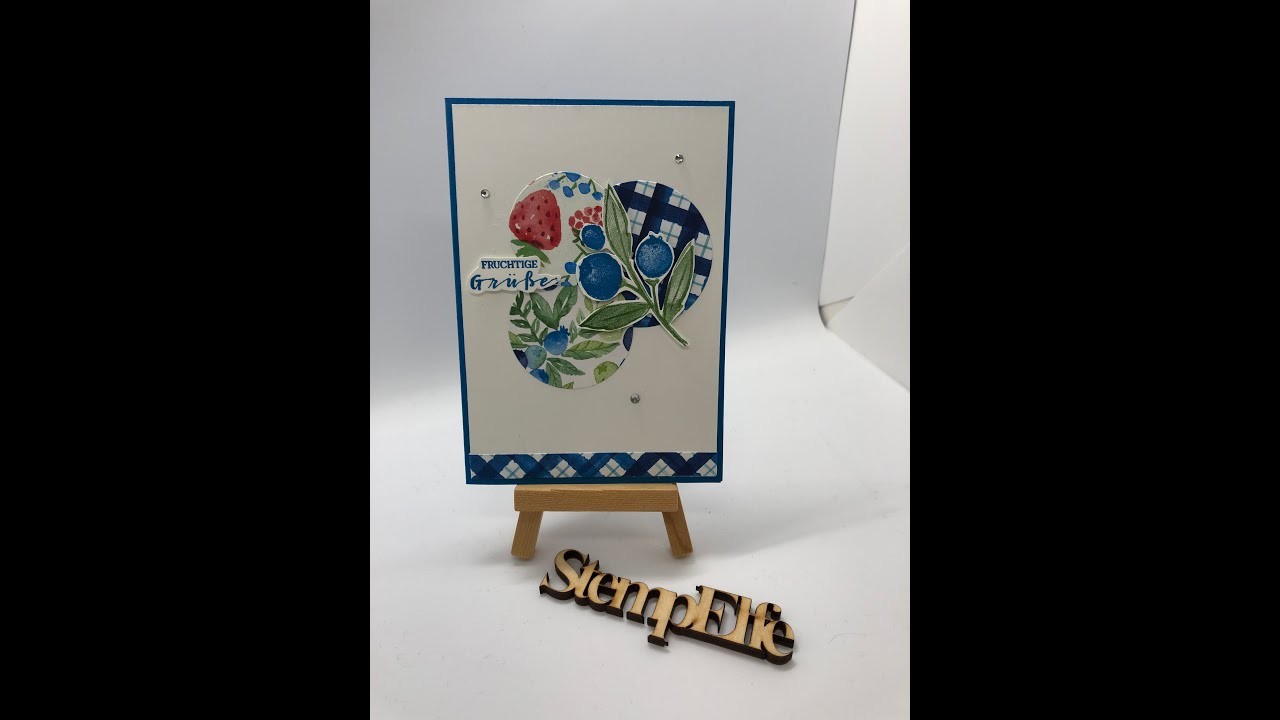 Kartensketch mit dem Stempelset Fruchtige Grüße. + Gewinnspiel. Stampin' up!