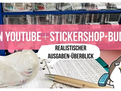 Neues Budget: Alle Ausgaben rund um Youtube + Stickershop