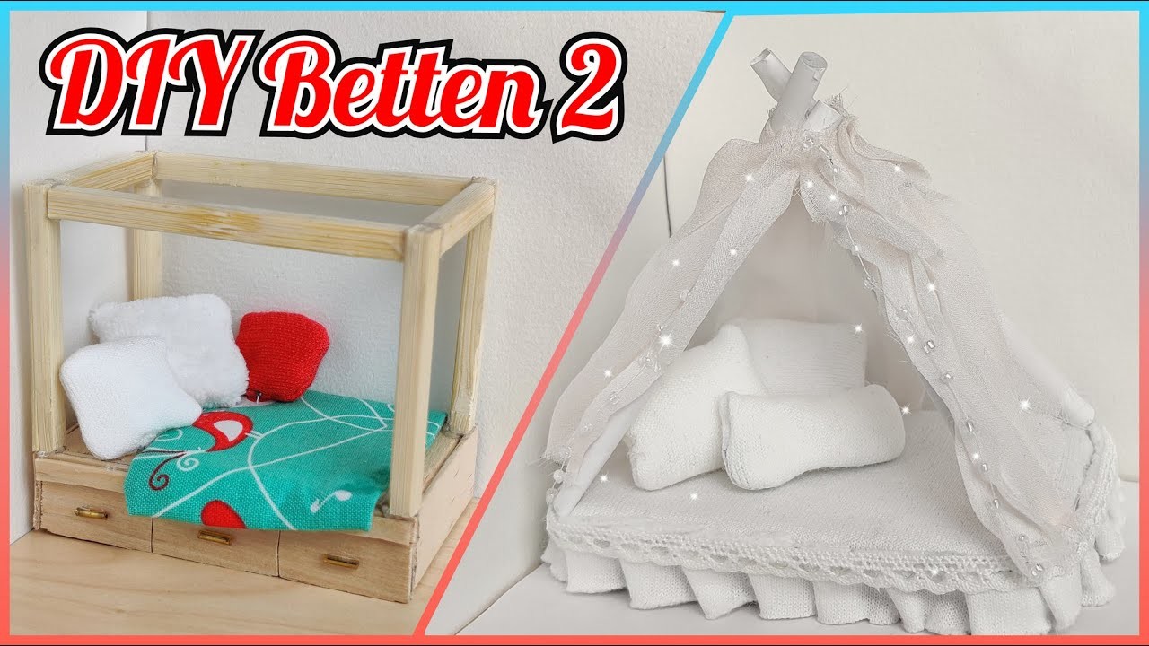 Playmobil Betten Basteln 2 [Pimp my PLAYMOBIL Bett] DIY Miniature Kinderbett- Film Deutsch