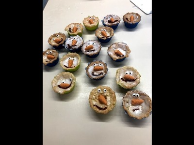 Tipps für Zuhause: Schneemann Muffins backen