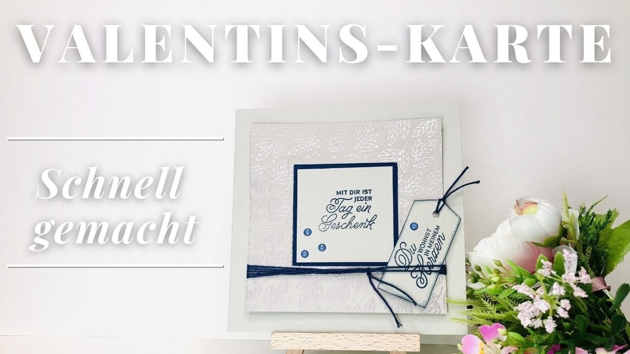 Valentinskarte | Schnell gemacht | Stampin’ Up! | DSP | love you always | valentines day card
