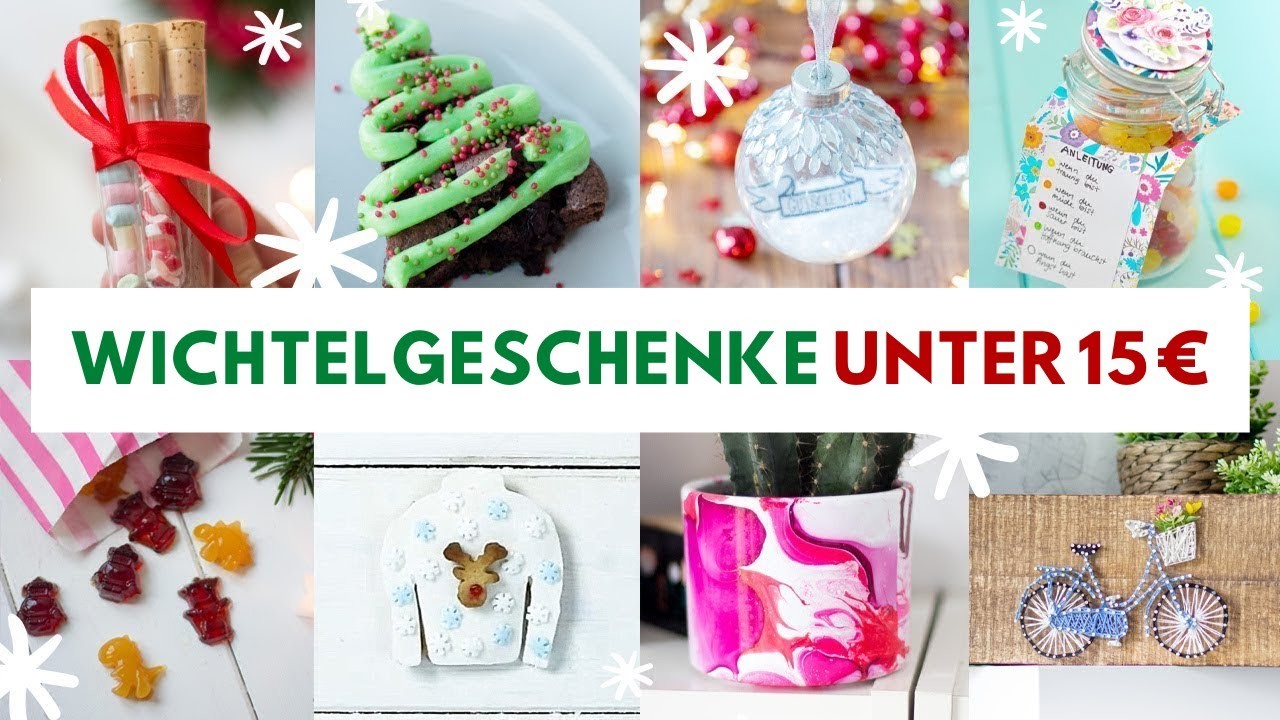 10 Wichtel-Geschenke (Rezepte & DIY) für unter 15 € basteln! Ideen für Weihnachten. sehr einfach!