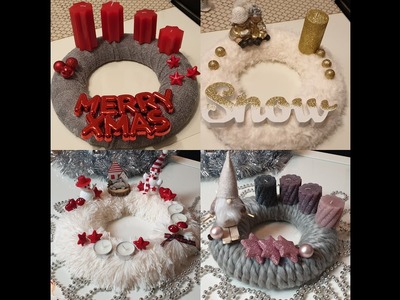 ADVENTSKRANZ DIY  selber machen I Weihnachtsdeko Trend 2019 I Adventsdeko Tipps