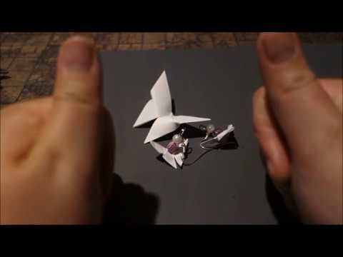 #AktivKeativ - Insekten - Origami-Schmetterling & Ohrringe