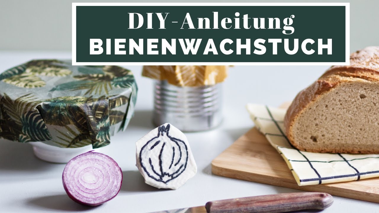 Bienenwachstücher selber machen und besticken | DIY TUTORIAL | muckout.de