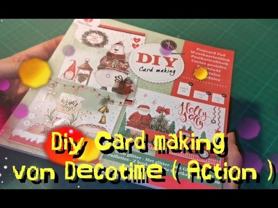 Diy Card making von ACTION  ! Ich bastel 2 einfache und schnelle Karten  !  Watch me Craft  !