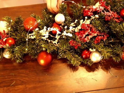 DIY Weihnachtsgirlande (Tischdeko Weihnachten)
