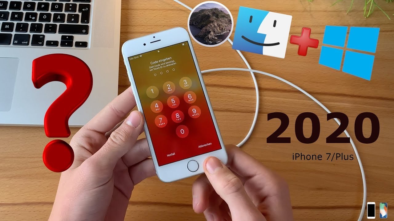 IPhone Code vergessen ?????  Hack DIY - iOS 14 2021 Version Win+Mac iPhone 7. Plus