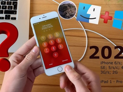 IPhone Code vergessen ? ????  Hack DIY - iOS 5 bis iOS 14 2021 Version Win+Mac iPhone 6s o.ä.