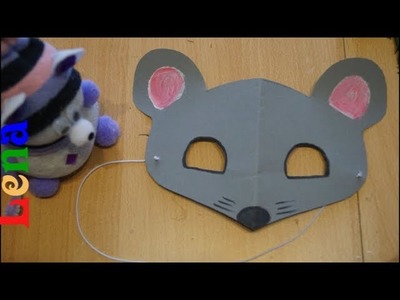 Maus Maske basteln ???? how to make mouse mask diy ???? как сделать маску мышки