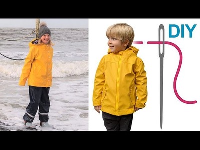 Regenjacke nähen für Anfänger – DIY Jacke für Kinder und Damen "Camelia"