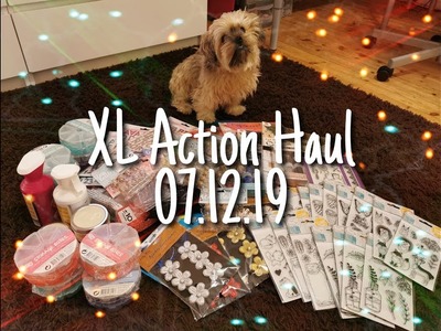XL Action HAUL,  07.12.19 { NEUE Clear Stamps,  NEUE Glass Bottles, Paper Craft Sets etc. }