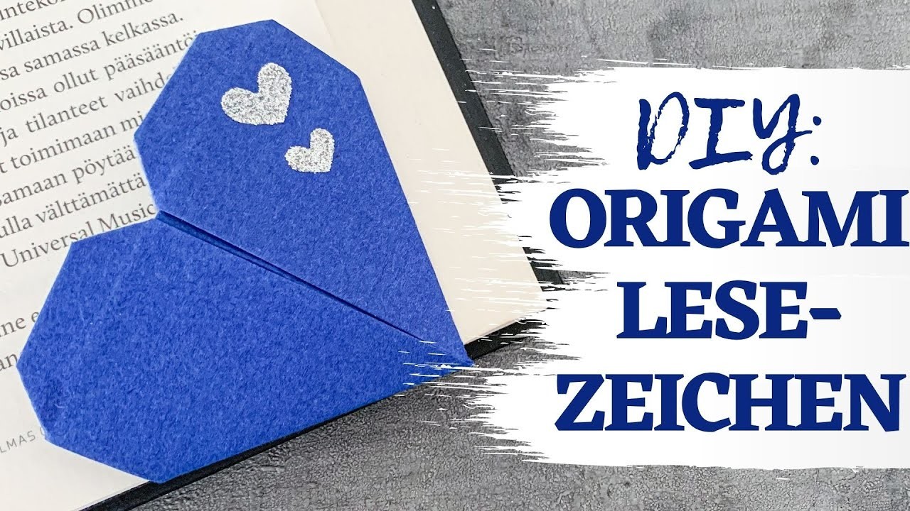 ???? DIY – Herz | Origami Lesezeichen basteln | VALENTINSTAG