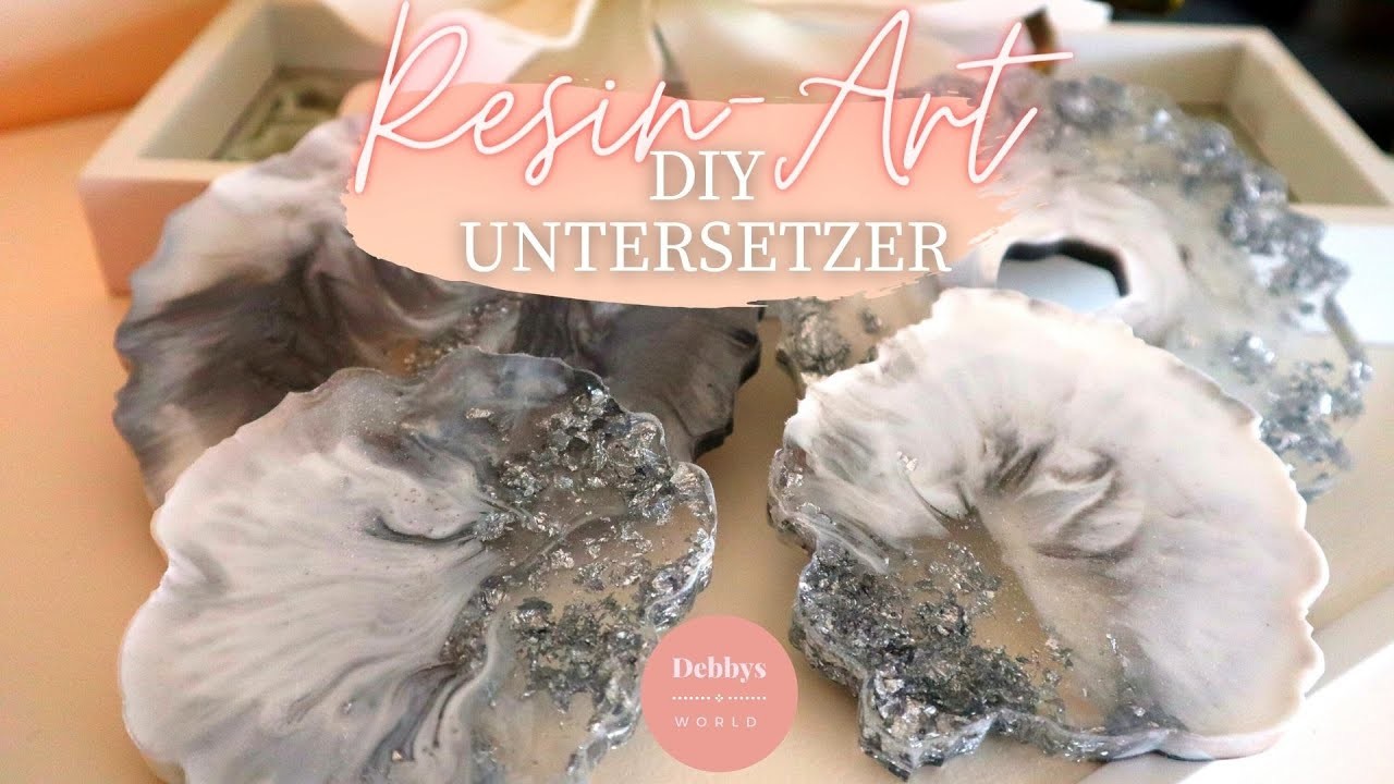 ????DIY Untersetzter | Resin-Art |Epoxyharz |Tutorial | Resin Untersetzter|do it yourself| Debbys World