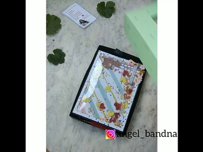 Handmade scrapbook #handmadescrapbook #birthday #anniversarygift Instagram account:- anegl_bandna